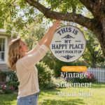 “This Is My Happy Place” Door Sign