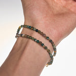 FREE Today: Handmade Earth Tone Rosary Bracelet with Cross & St. Benedict Charm
