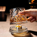🎁Luxury 360° Spinning Crystal Glass