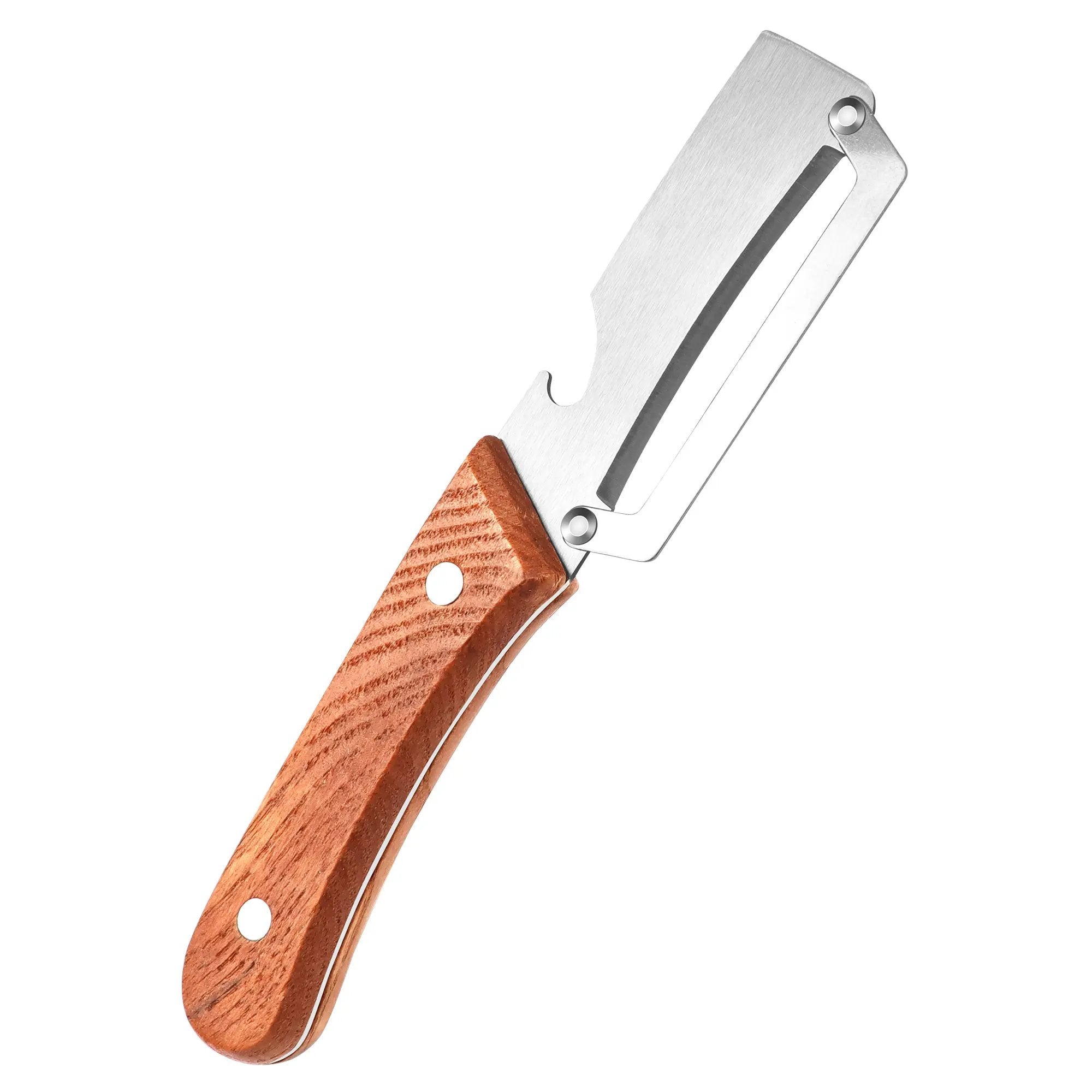 😍Wooden-Handled Stainless Steel Sharp Peeler