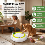 Whack A Mole Cat Mouse Toy for Cats - Interactive Cat Toys with Automatic Feather Mice & No Touch Sensor Required