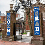 🎓Class of 2026 Graduation Banner | Congrats Grad Front Door Porch Decor for Graduation Party (✨Set of 2)