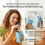🧊 Foldable Silicone Ice Ball Drink Cup