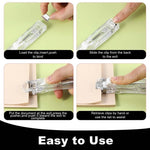✨Portable Binder Clip Stapler - Includes 50 reusable clips