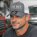 🛠️ I Fix Shit Trucker Hat – Funny Mechanic & Fixer Cap