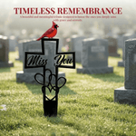 ⏰49% OFF -💖Metal Cemetery Memorial Plaque for Remembrance✝️