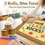 🖼️ Gold Bulletin Board Border – 3PACK 🔥