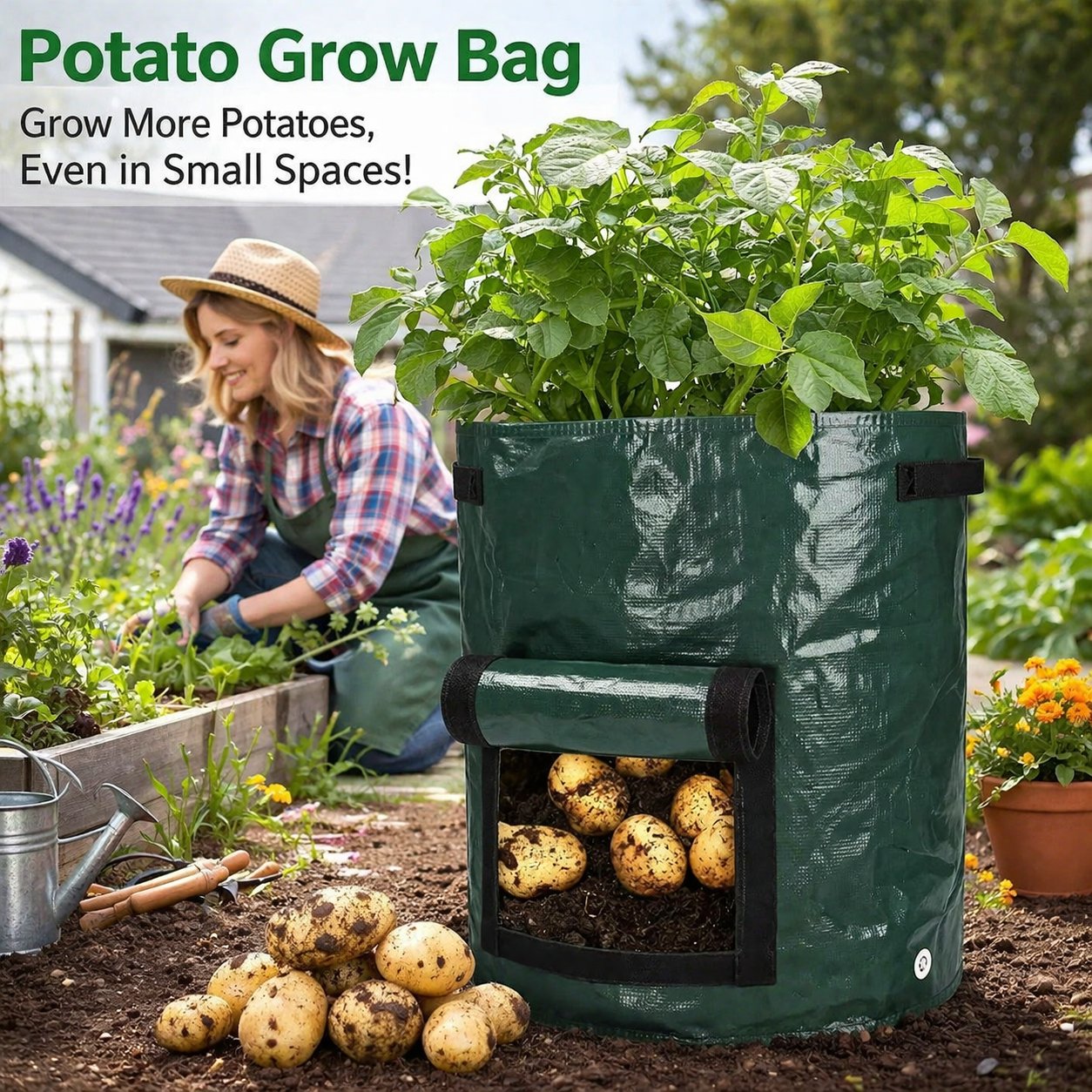 7/10 Gallon Garden Cloth Planting Bags 🥔