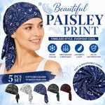 🌸 Paisley Cooling Headscarf Cap Set – Stay Cool & Chic All Summer! ☀️😎